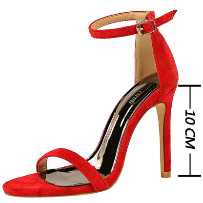 Stylish Stiletto Heel Sandals for Women - Summer High Heels