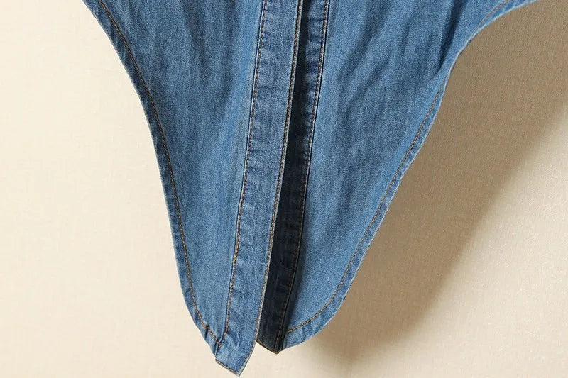 | Denim Crop Top