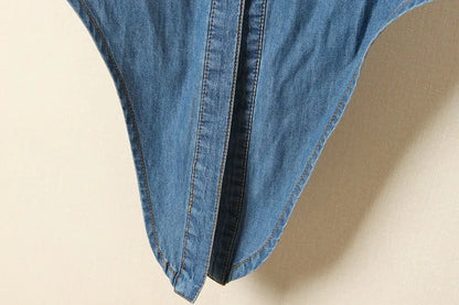 | Denim Crop Top