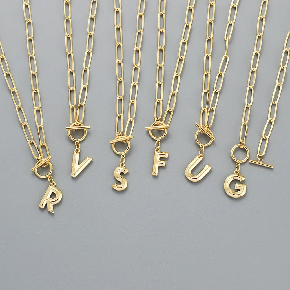 The Initial Toggle Necklace
