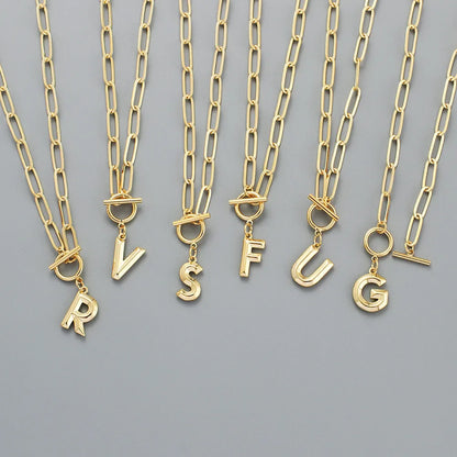 The Initial Toggle Necklace