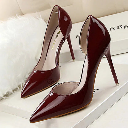 Patent Leather Stiletto Heels for Women - Sexy Party Pumps