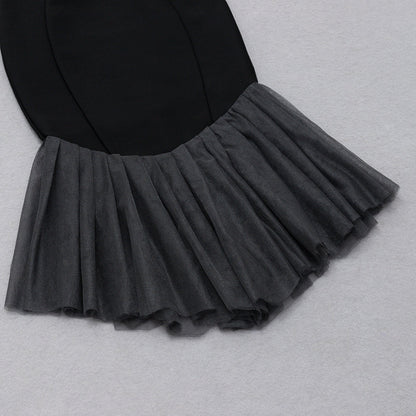Strappy Sleeveless Midi Pleated Bandage Dress HB79270