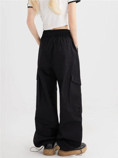 Gorpcore Green Oversize Japanese Beige Harajuku Baggy Pant