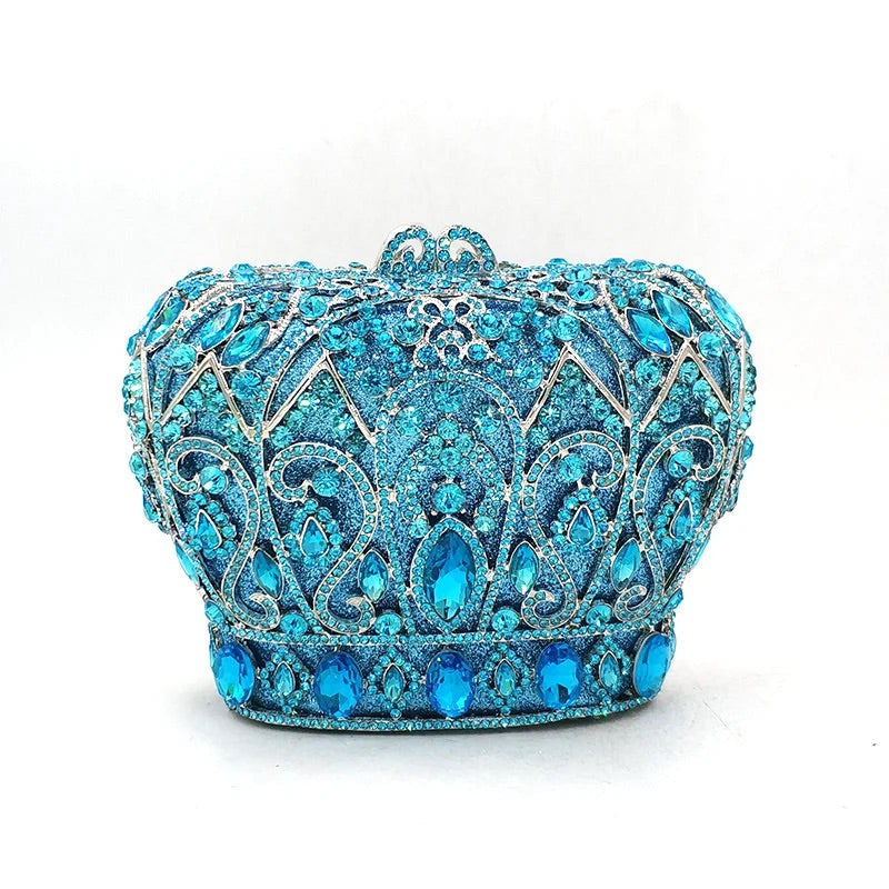 Crystal Crown Evening Bag