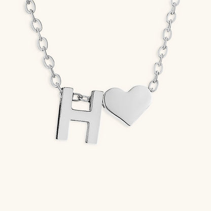 Heartfelt Initial - Gold Letter Necklace