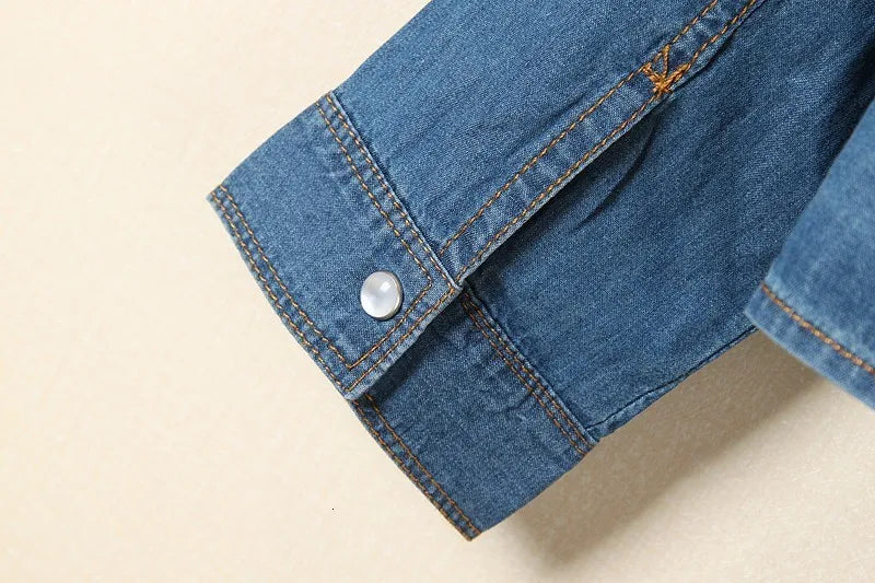 | Denim Crop Top
