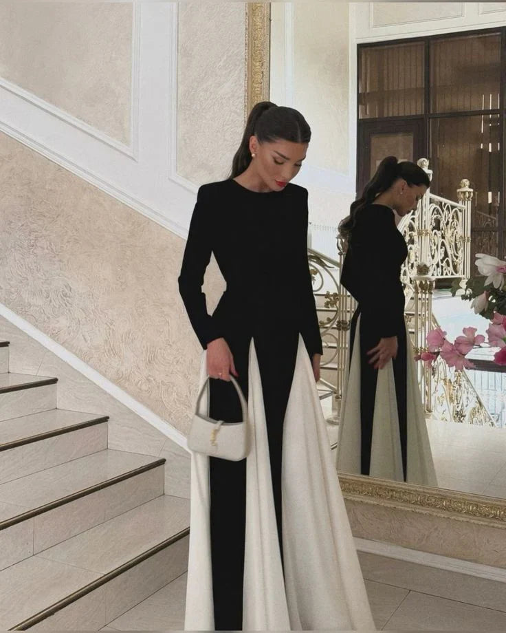 Allison | Women's Elegant Panel Maxi Dress