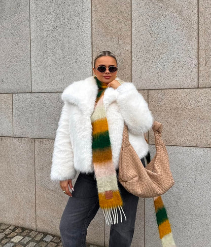 Ava | Oversized Faux Fur Coat