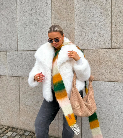 Ava | Oversized Faux Fur Coat