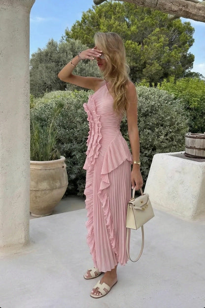 Eliza | Women’s Elegant Ruffled Maxi Dress