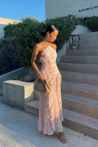 Eliza | Women’s Elegant Ruffled Maxi Dress