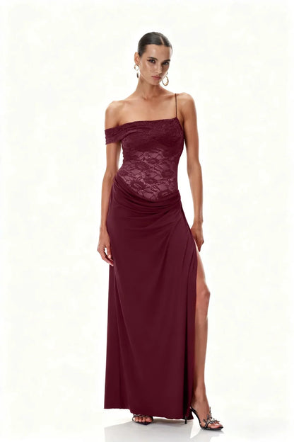 Emily | Women's Elegant Lace Maxi Dress