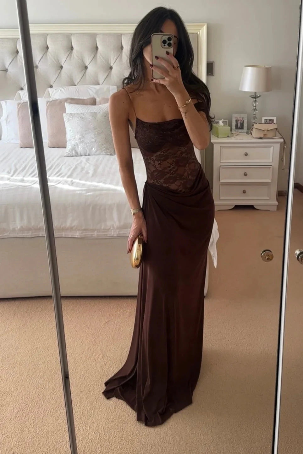 Emily | Women's Elegant Lace Maxi Dress