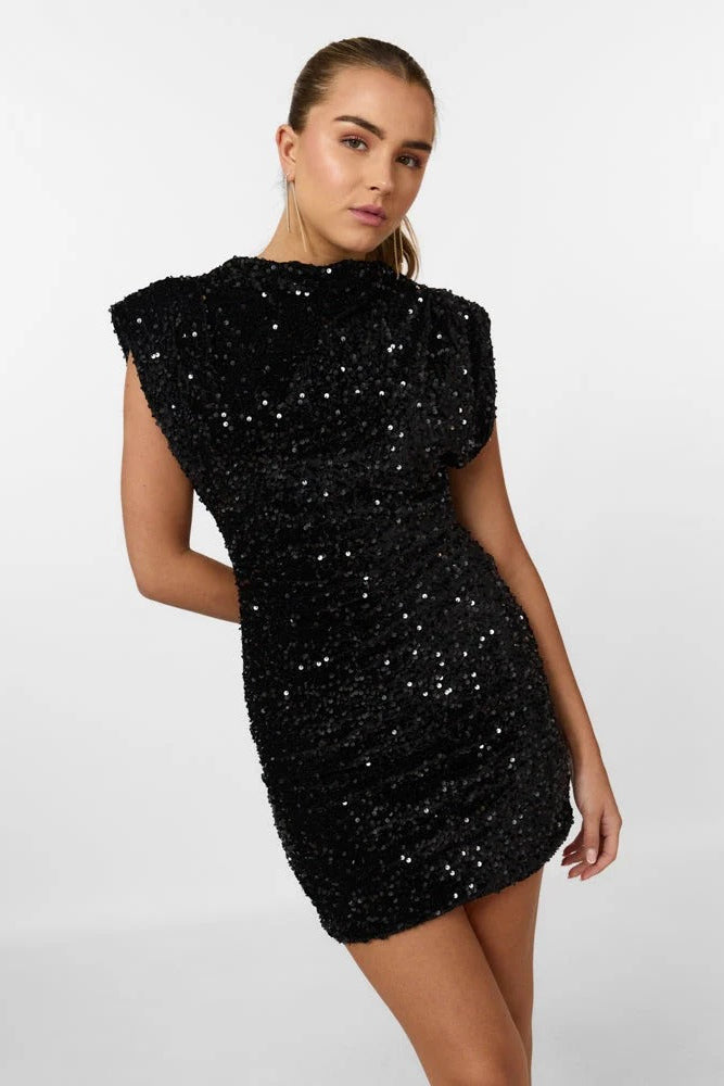 Iris | Women’s Glitzy Sequin Glam Mini Dress