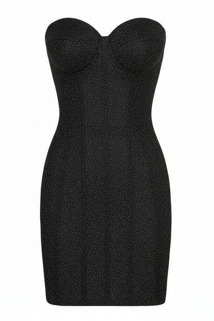 Ivy | Women’s Strapless Glitter Corset Mini Dress