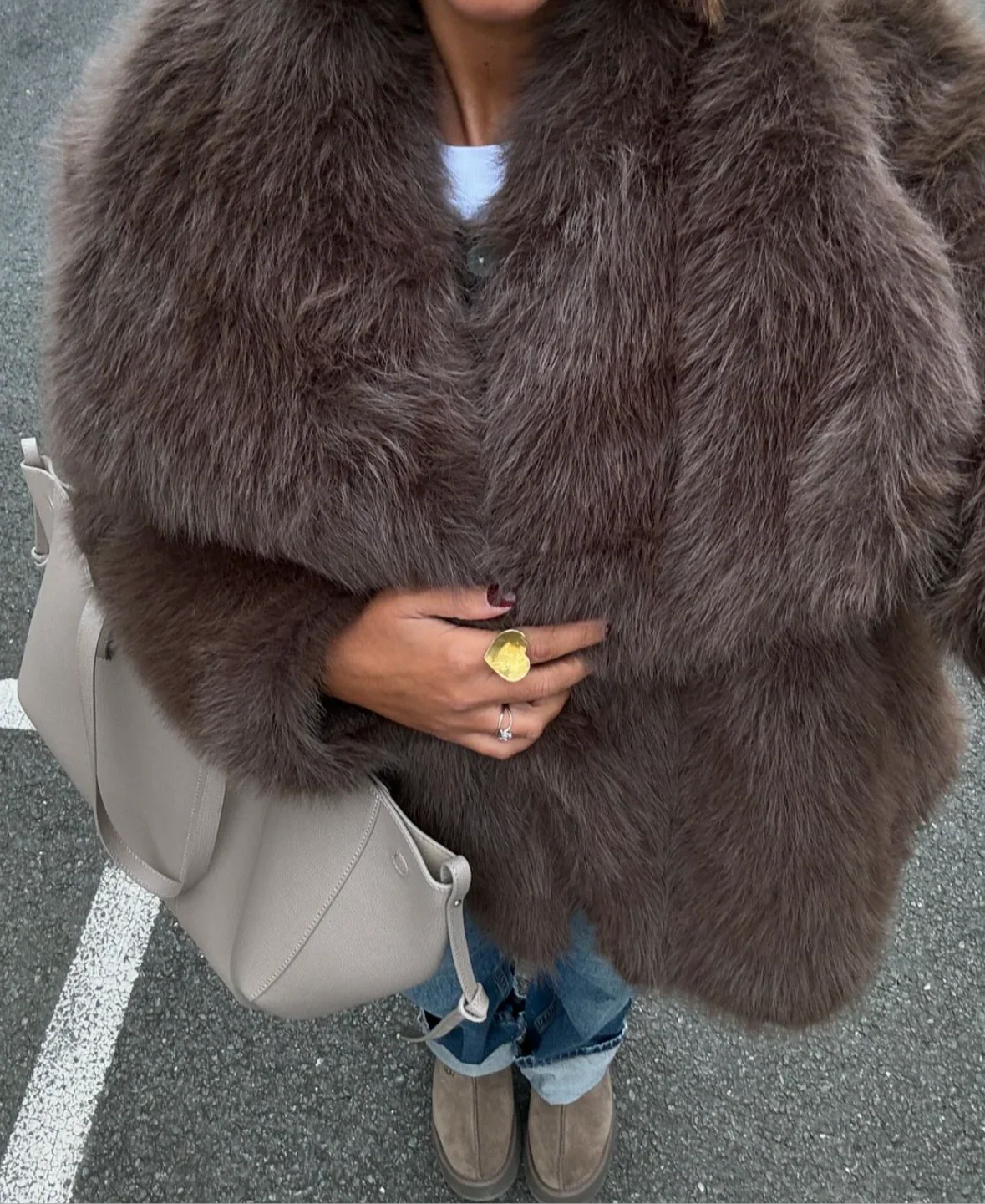 Lily | Oversized Faux Fur Coat