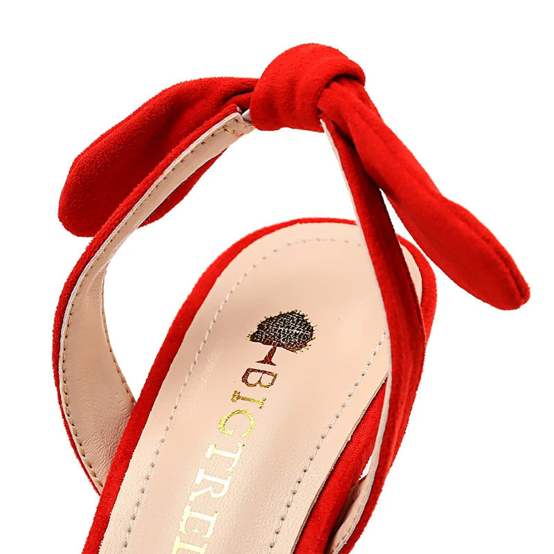 omen Sandals Suede Women Shoes Stiletto Heeled Sandals Summer High Heels Women