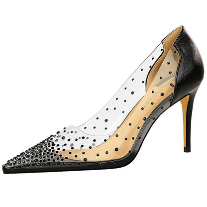 Transparent Stiletto Wedding Shoes for Women