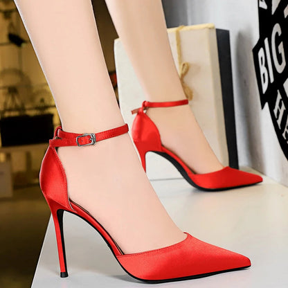 Green Blue Women Pumps High Heels Office Shoes Fashion Sexy Women
