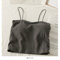 DressBetty - Cotton Basic Strapy Padded Camis