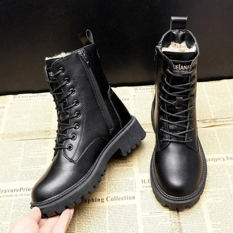 Women Winter Boots Black