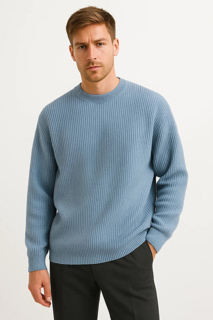 Maison Ribbed Knit Sweater | Oversized Fit