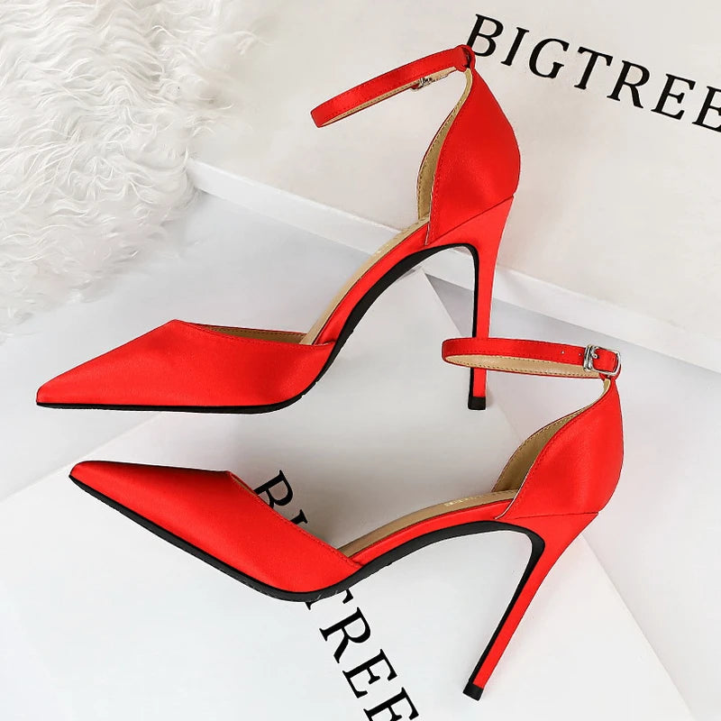 Green Blue Women Pumps High Heels Office Shoes Fashion Sexy Women