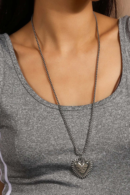 Hip Hop Heart Necklace