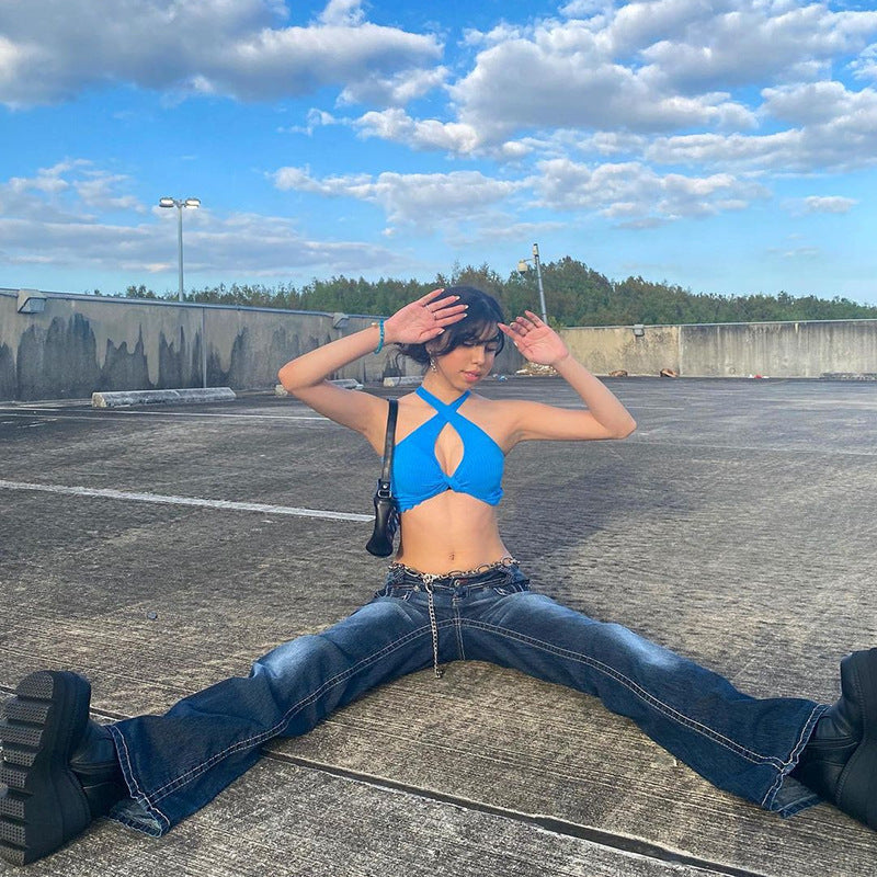 Julia Fashion - Hot Girl Boot Cut Jeans