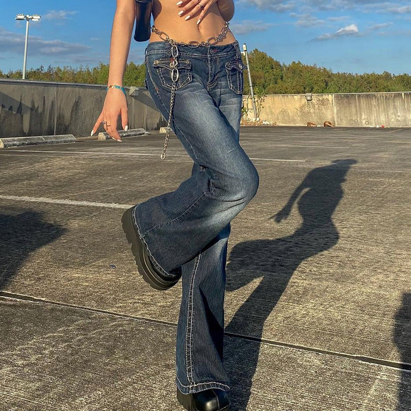 Julia Fashion - Hot Girl Boot Cut Jeans