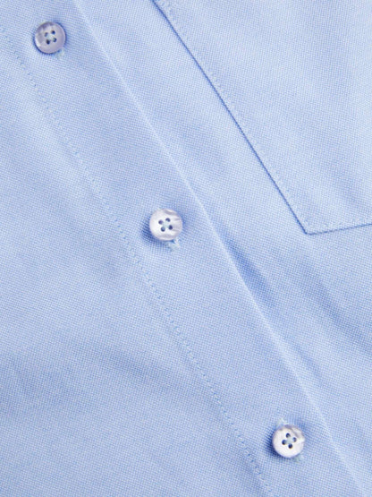 Always Professional Long-Sleeved Blue Shirt