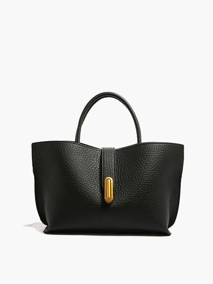 Maison Textured Shoulder Bag | Top Handle Design