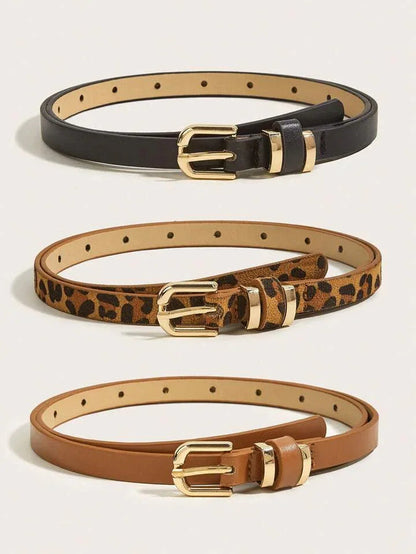 Vintage Design Pin Buckle Belt