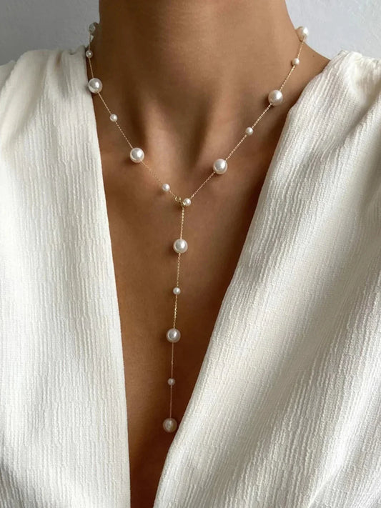 Luna Cascade Y-Necklace