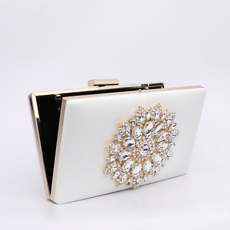 Diamond Studded Evening Clutch by Jennifer