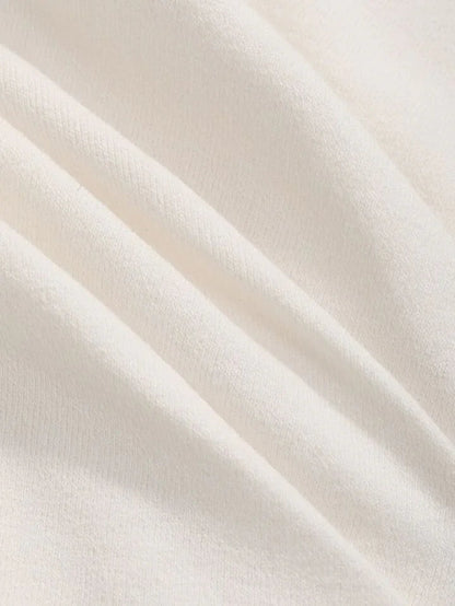 Casual Chic Solid Color Funnel Neck Blouse