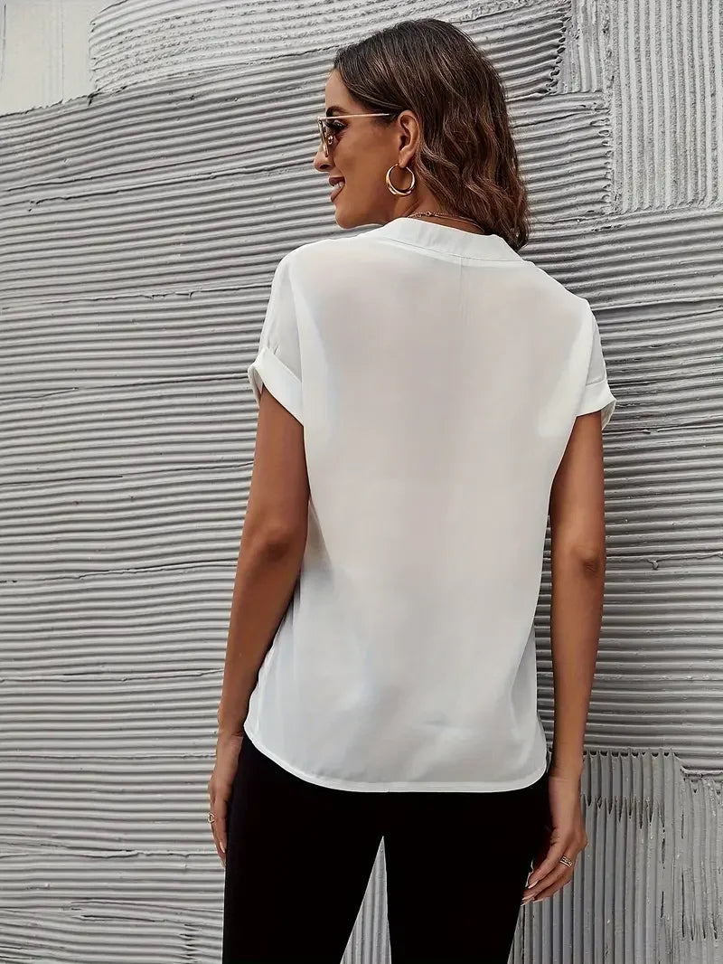 All-match Casual Style Solid Shirt