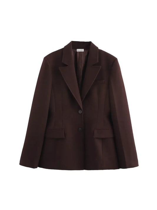 Deep Mocha Tailored Blazer