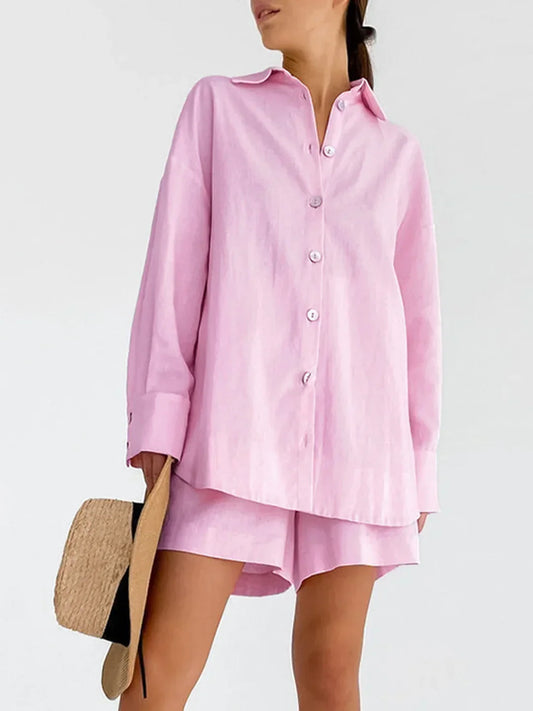 Cotton Candy Two Piece Shorts Set