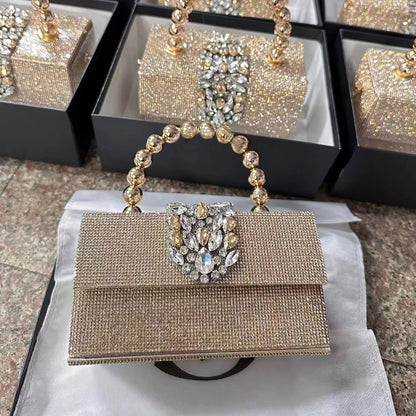Rhinestone Embellished Handbag by Anisha
