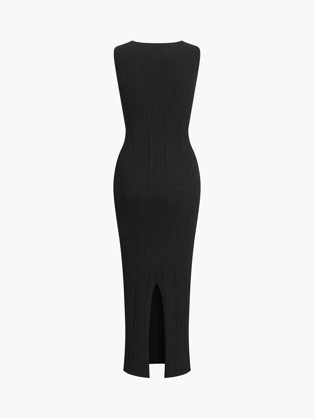 Effortless Lines Ribbed Dress