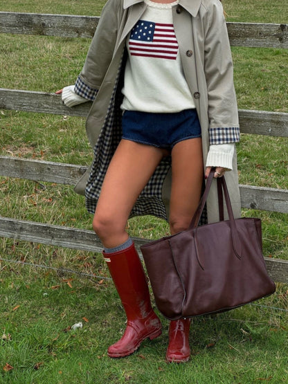 Mable American Flag Sweater