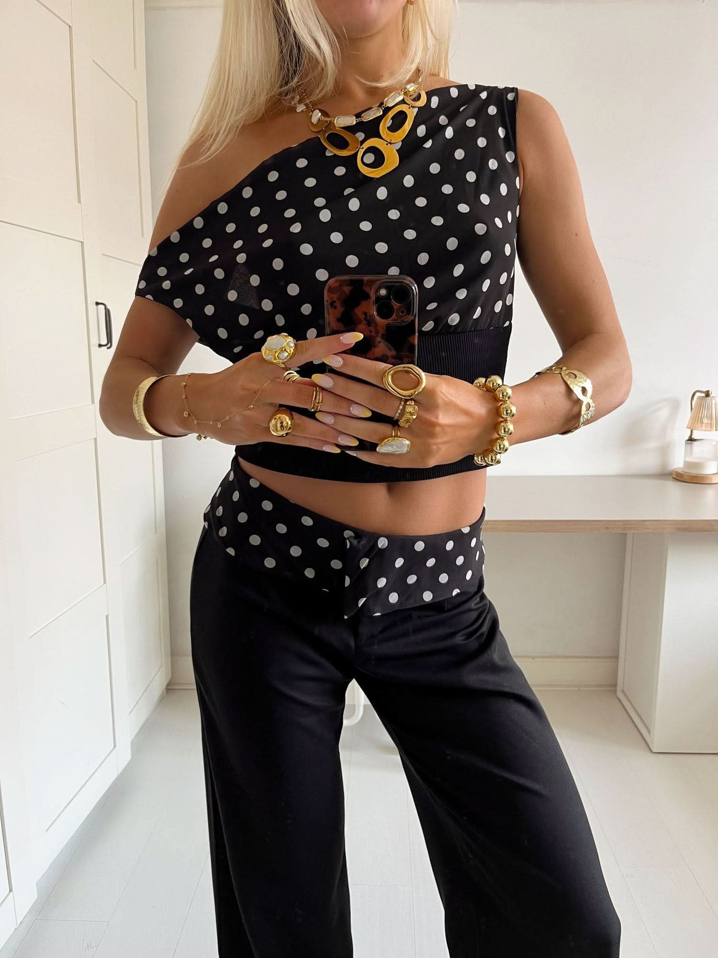 KIMMIE | POLKA DOT TOP