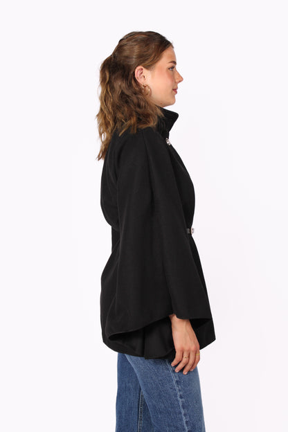 Freya Belted Cape Poncho