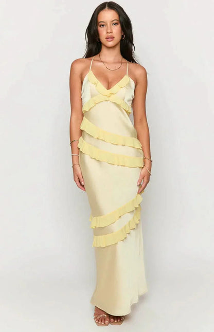 Inara Ruffle Maxi Dress