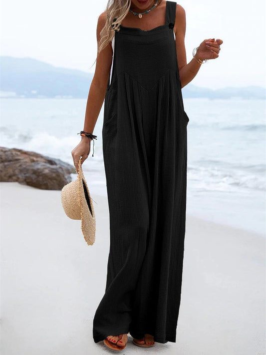 Liber Autumn Women's Buttons Jumpsuits&Bodysuits