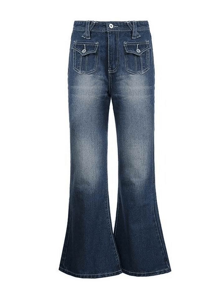 Low Rise Vintage Cargo Jeans