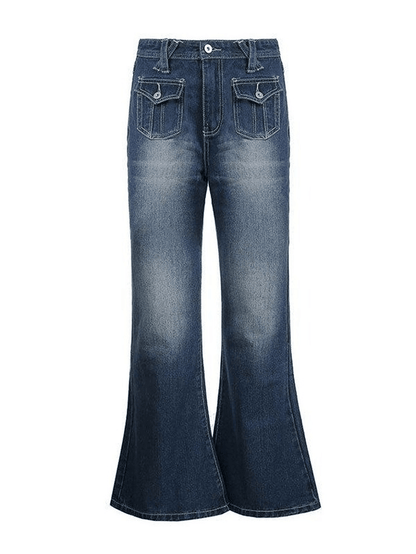Low Rise Vintage Cargo Jeans
