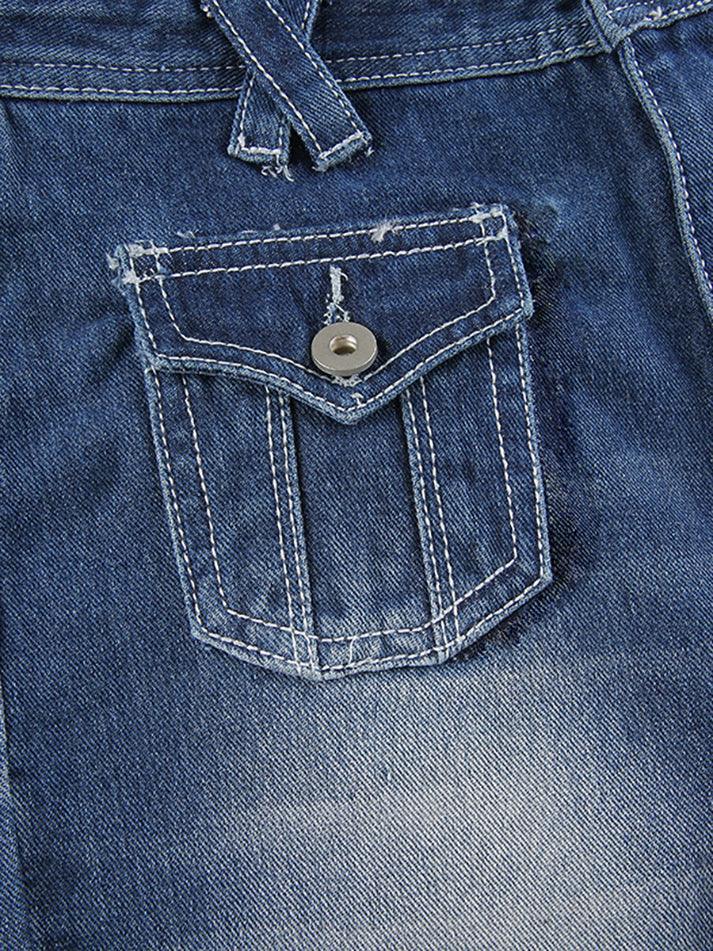 Low Rise Vintage Cargo Jeans